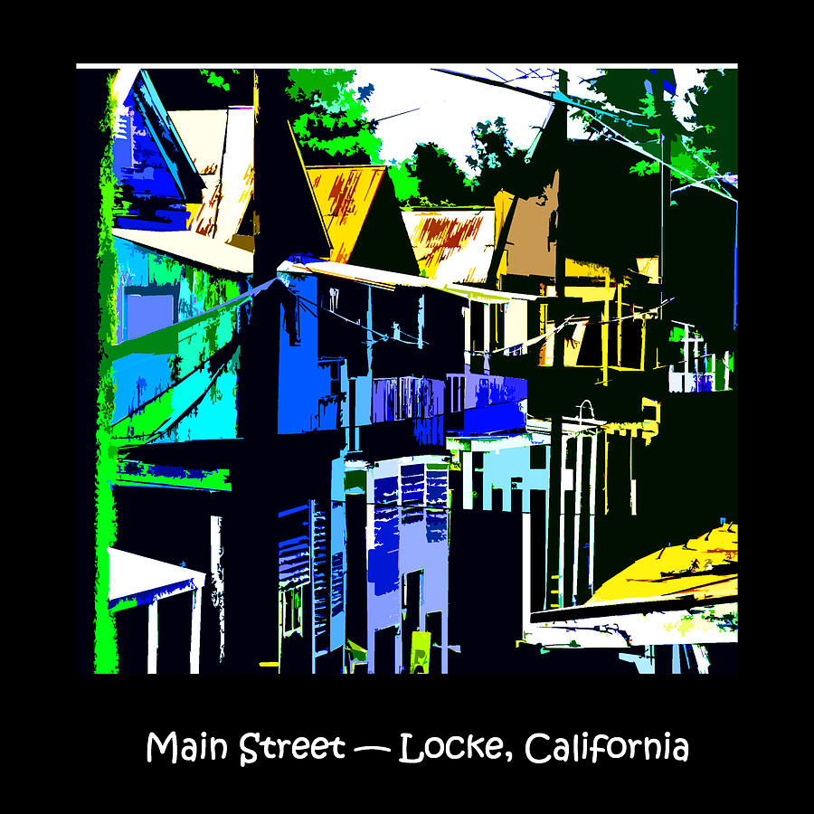 Main Street Locke CA Digital Art by Joseph Coulombe