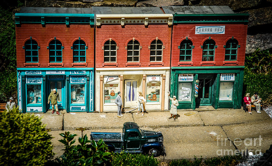 Main Street Miniature Photograph