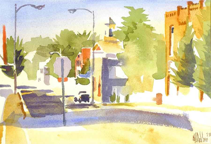 Main Street South Painting by Kip DeVore