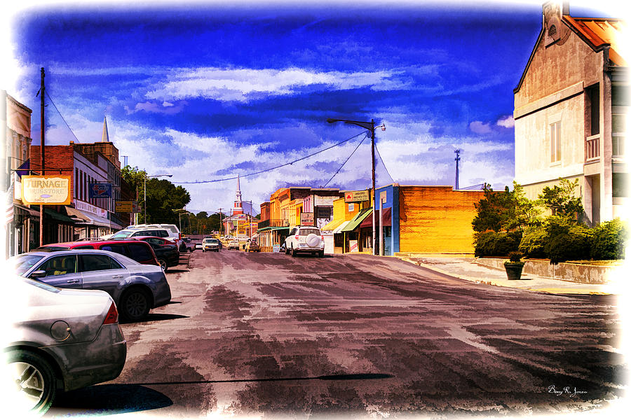 Country Town - Main Street USA Photograph by Barry Jones