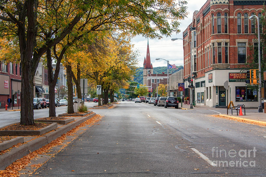 Main Street Winona Minnesota Photograph by Kari Yearous