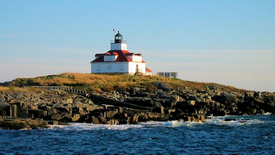 Maine 2003 Egg Rock Light Photograph by Robert McCulloch - Pixels