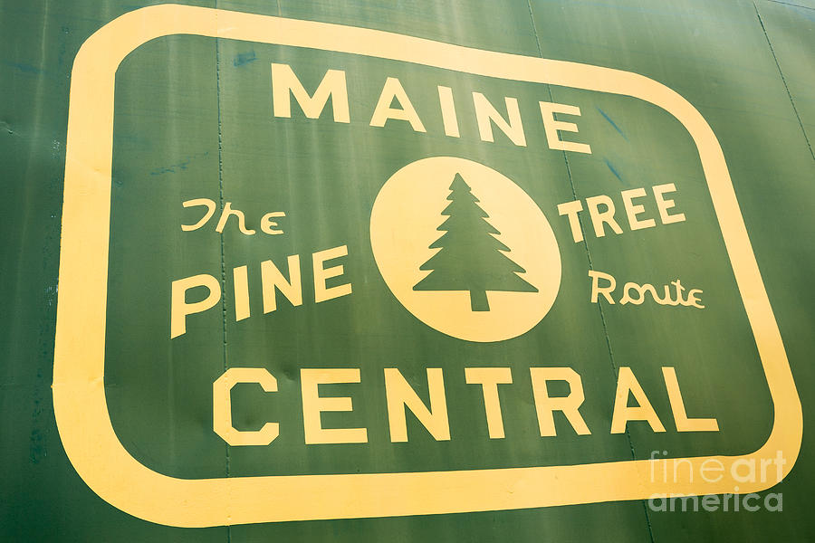 Maine Central The Pine Tree Route Photograph by Edward Fielding