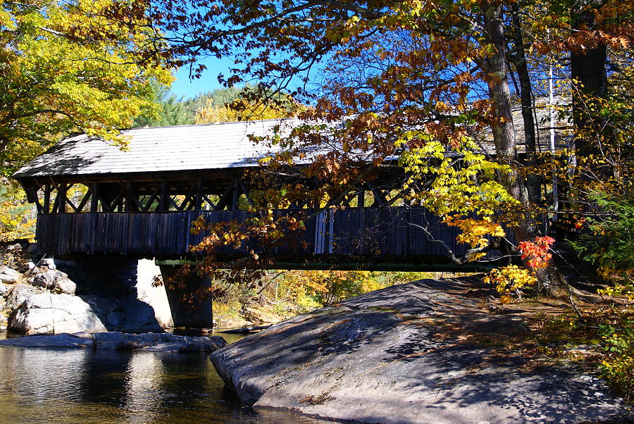 Maine Covered Bridge Photograph by Robert Lozen