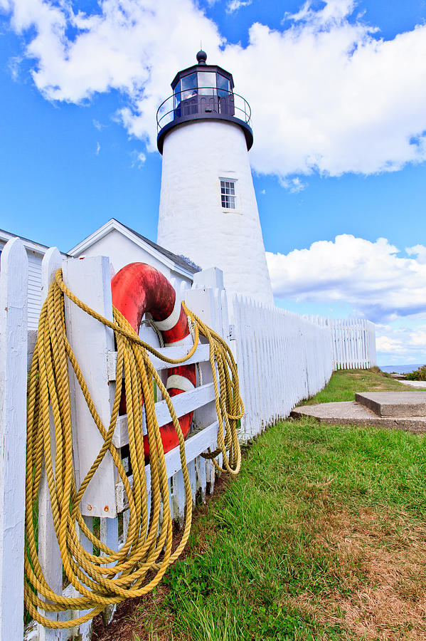 Maine Lighthouse Photograph by Ben Graham