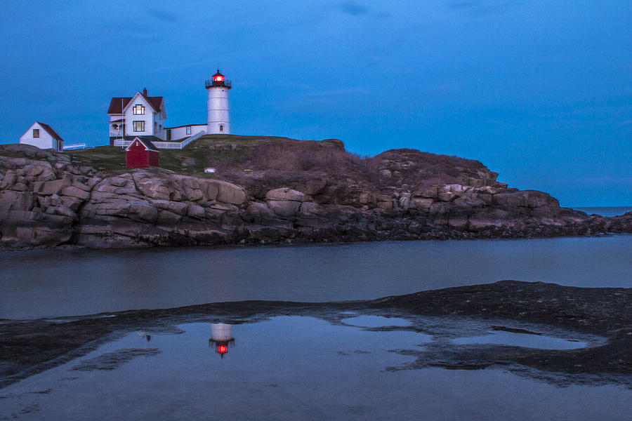 Lighthouse Photograph - Cape Neddick Maine Lighthouse  by John McGraw
