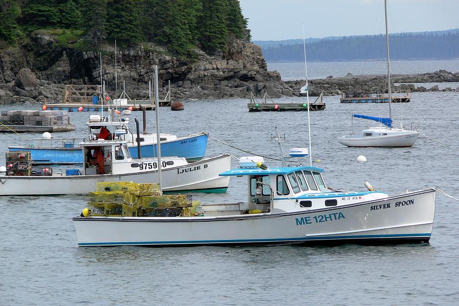 Maine Lobster Boats Photograph by Linda Barone - Fine Art America