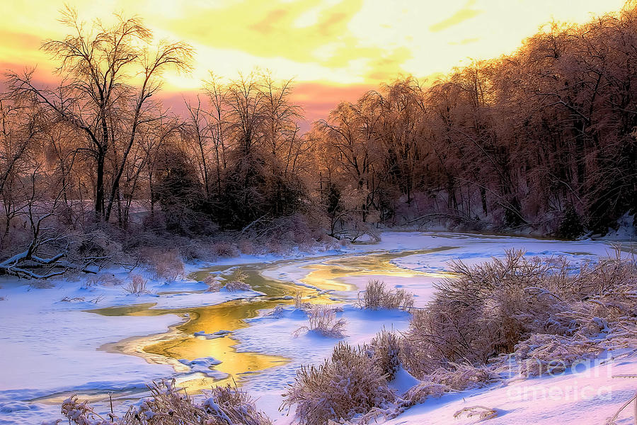 Winter Photograph - Maine Morning Inspiration by Brenda Giasson