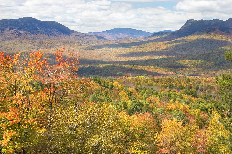 Fall Photograph - Maine Mountains In Fall Mount Blue State Park  by Keith Webber Jr