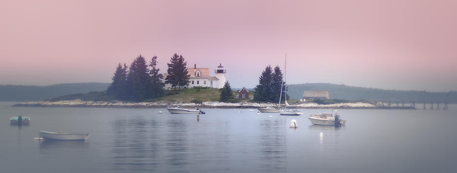 Maine Pumpkin Lighthouse Photograph by Chad Tracy