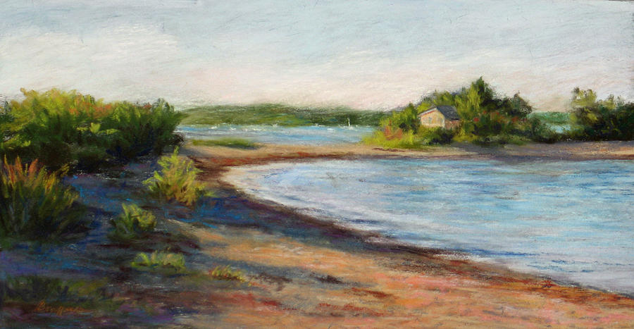 Maine Quiet Bay Painting by Vikki Bouffard