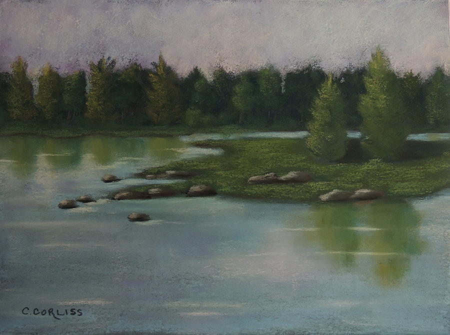 Maine Reflections Pastel by Carol Corliss Maine Reflections Pastel by Carol Corliss