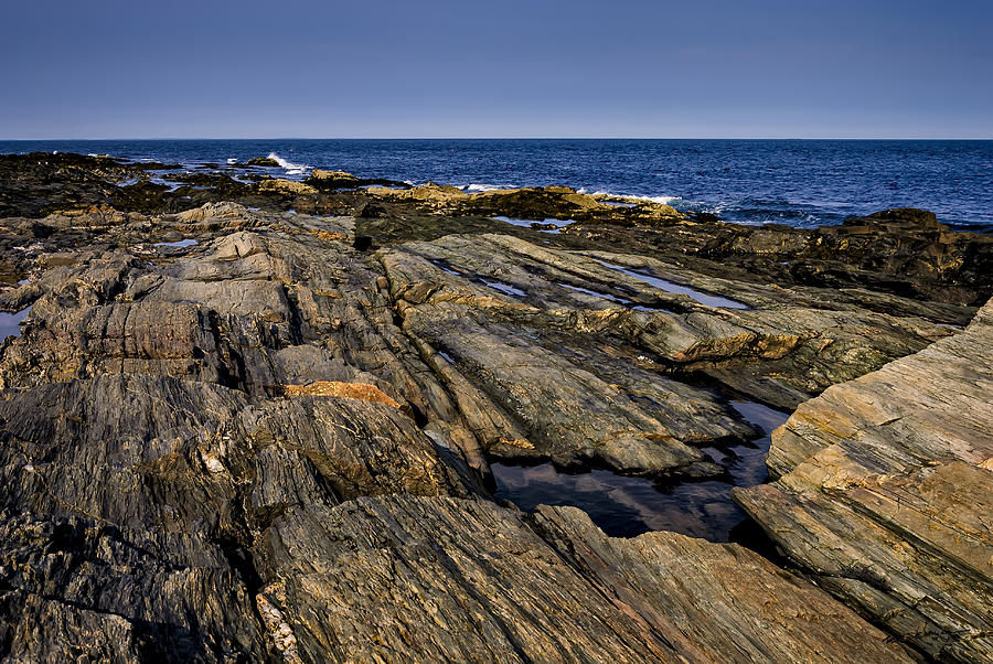 Maine Rocky Coast No28 Photograph by Mark Myhaver