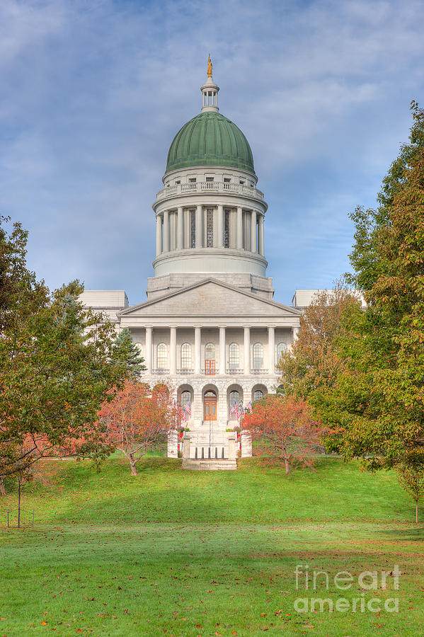 Maine State House I Photograph by Clarence Holmes