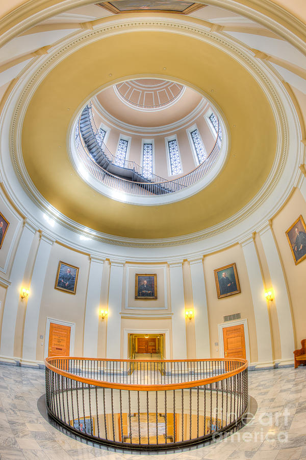 Augusta Photograph - Maine State House Rotunda I by Clarence Holmes