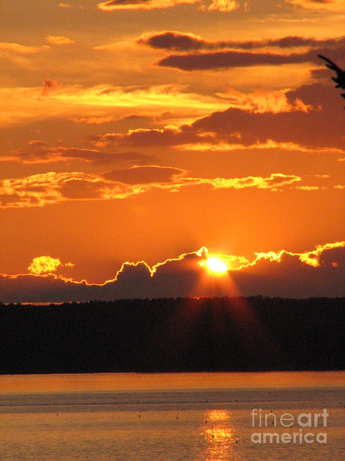 Maine Sunset Photograph by DejaVu Designs