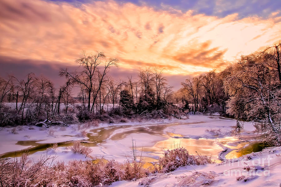 Maine Winter Dawning Photograph by Brenda Giasson
