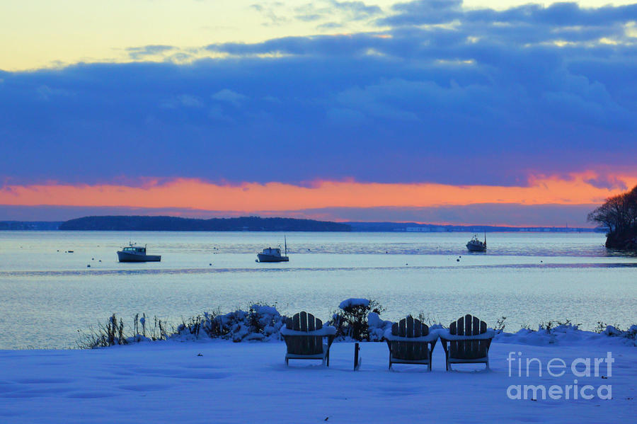 Maine Winter Photograph by Kyle Neugebauer Fine Art America