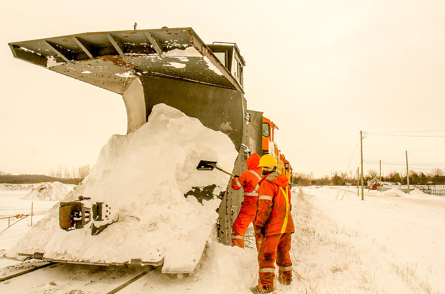 Maintenance Of The Railways Plow Photograph by Nick Mares