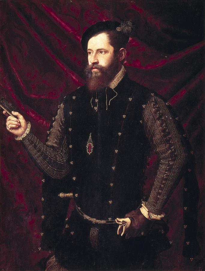 Portrait Photograph - Maip, Vicente 1480-1550. Portrait by Everett