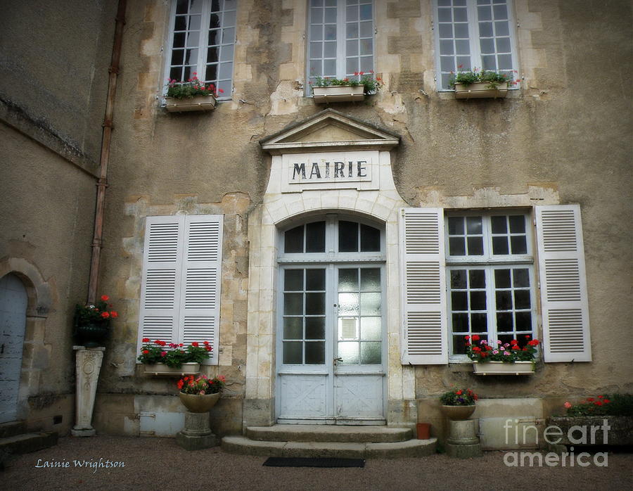 Mairie Photograph by Lainie Wrightson