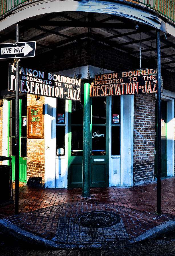 Maison Bourbon Dedicated to the Preservation of Jazz Photograph by Bill Cannon