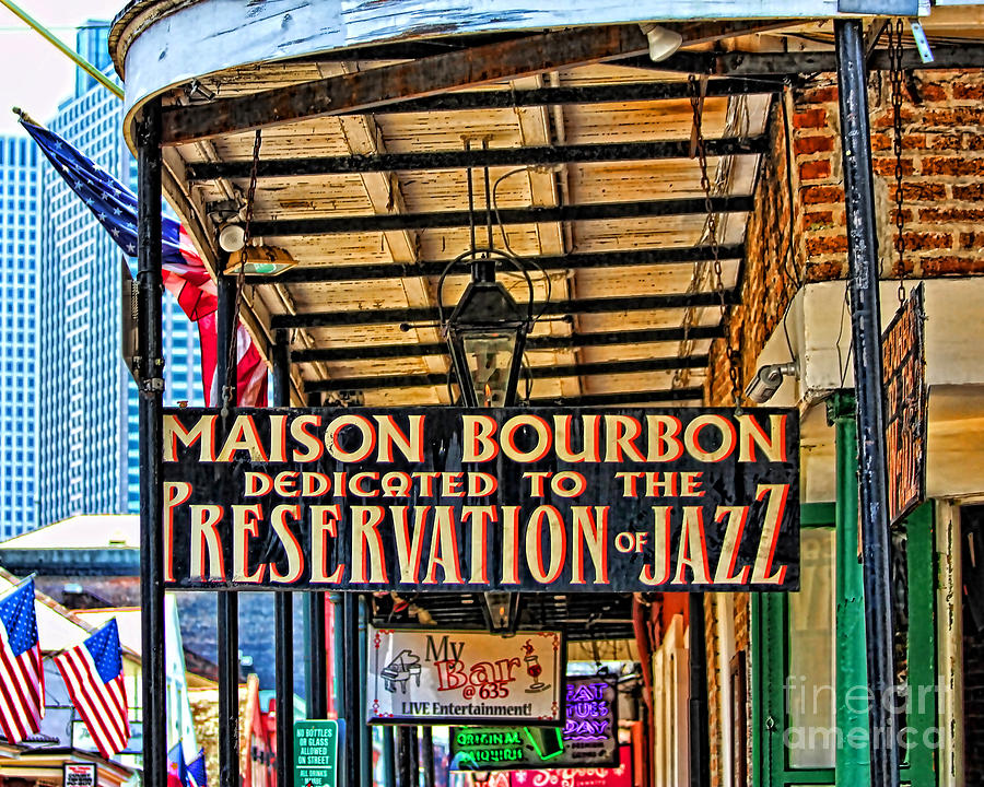 New Orleans Photograph - Maison Bourbon New Orleans by TN Fairey