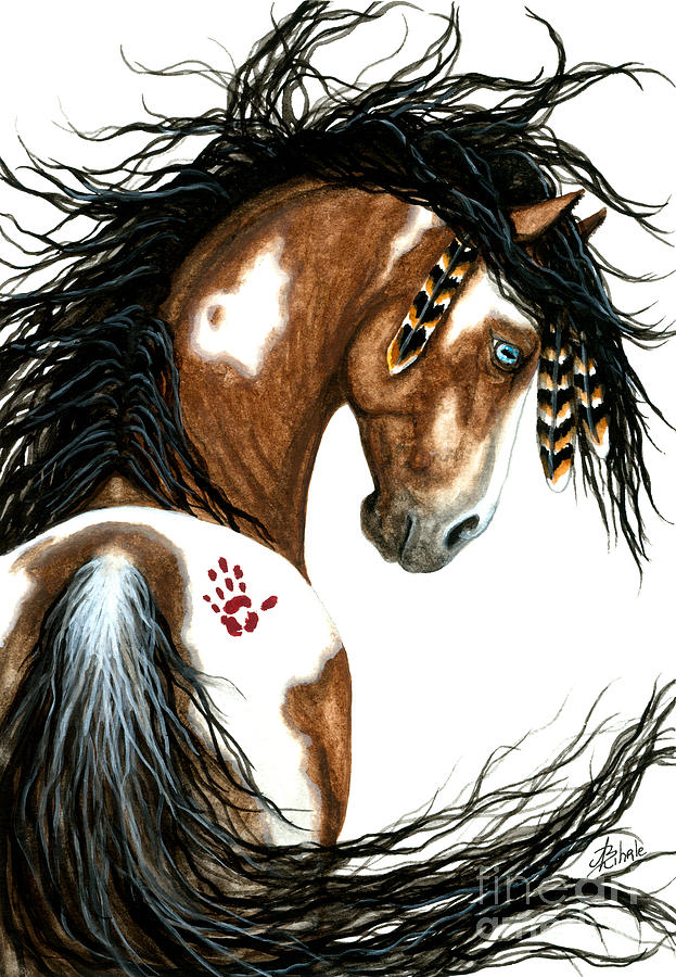 Majestic Horse #106 Painting by AmyLyn Bihrle | Fine Art America