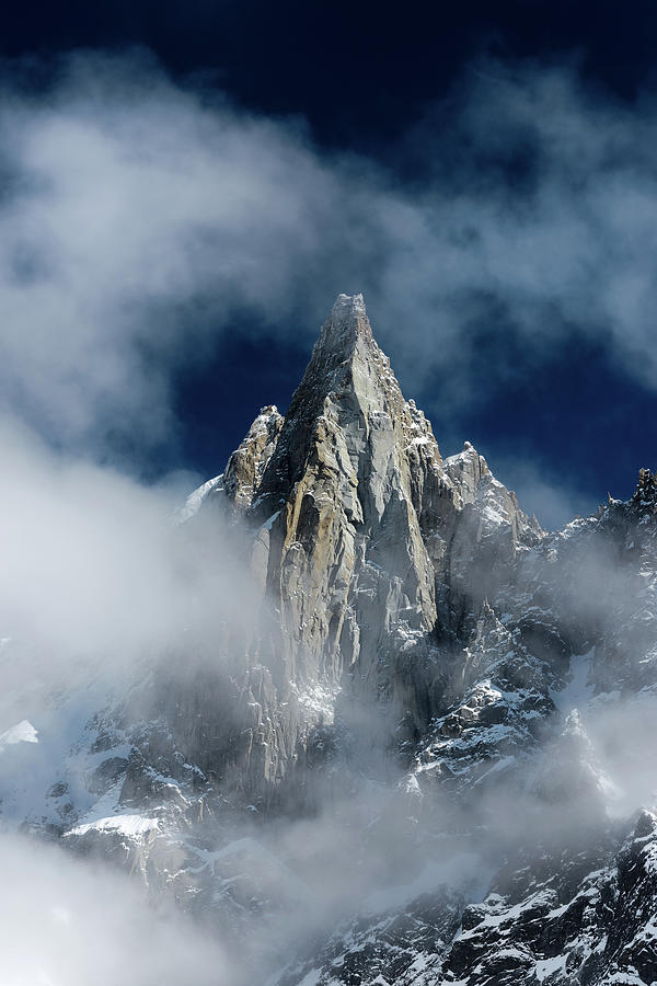 Majestic Mountain Peak Photograph by Alexsava