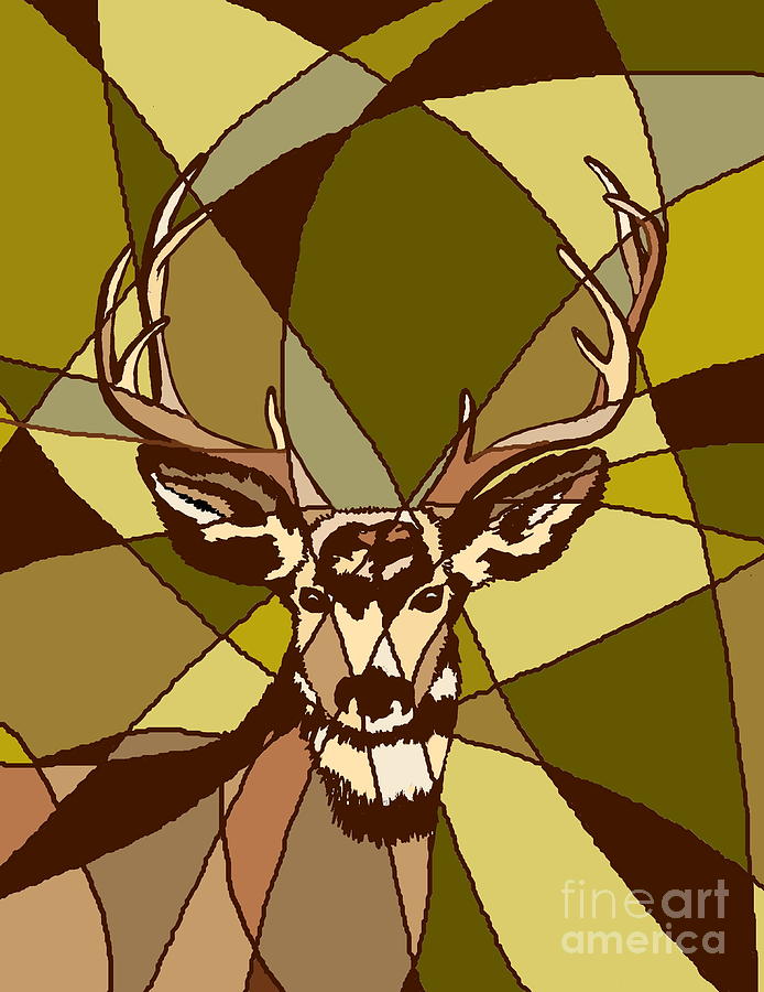 Majestic Mule Deer Buck Digital Art