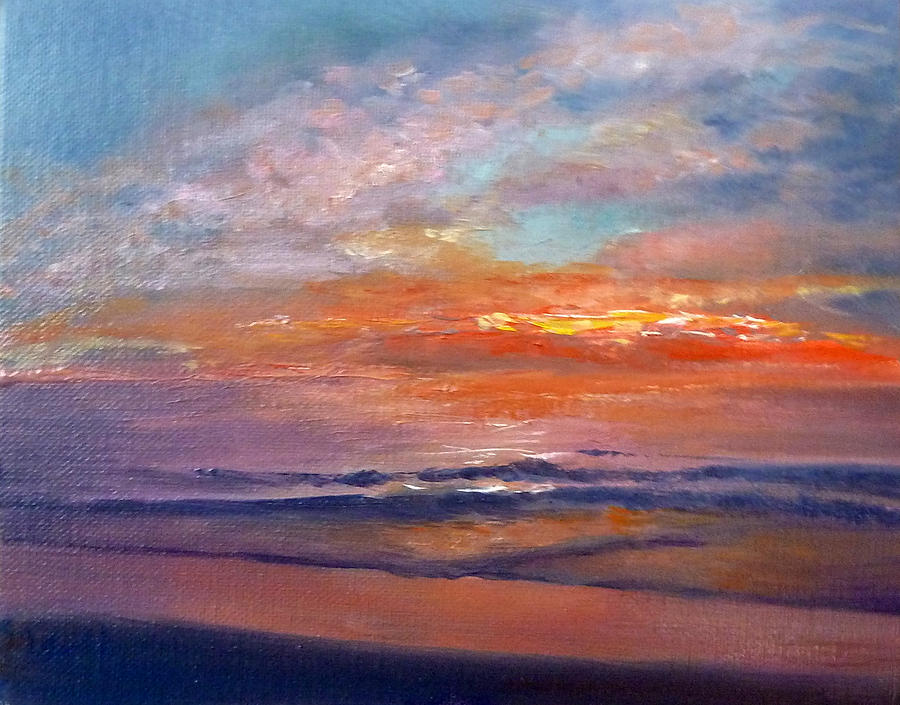 Majestic Sunrise Painting by Lori Ippolito