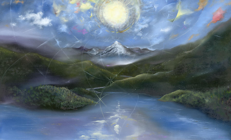 Mountain Painting - Majestik Twilight by Jerod Kytah