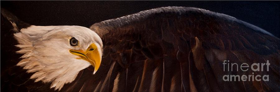 Eagle Painting - Majesty by Julie Bond