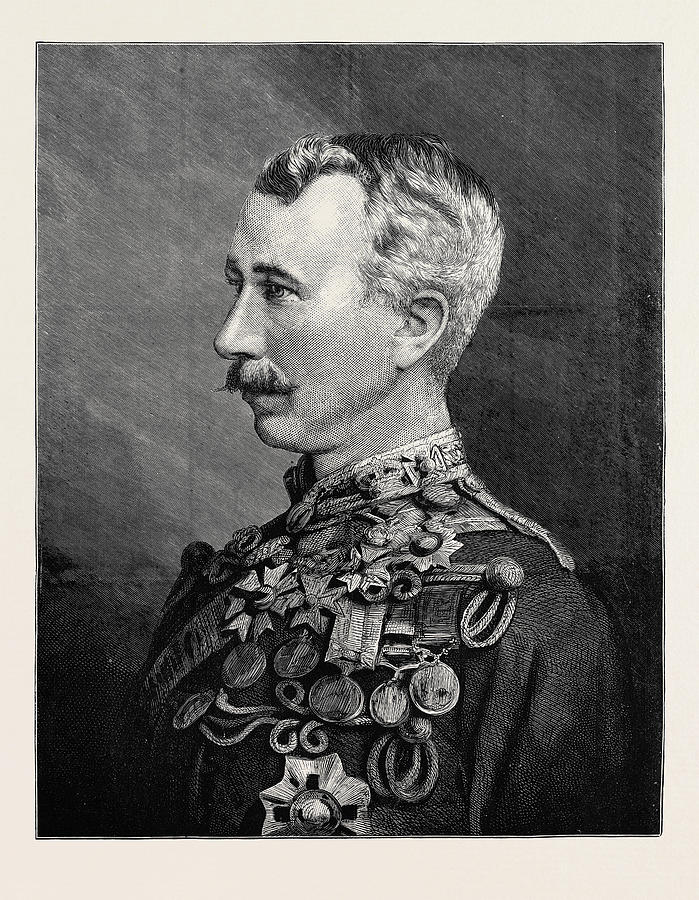 Sir Joseph Wolseley K.c Drawing by English School