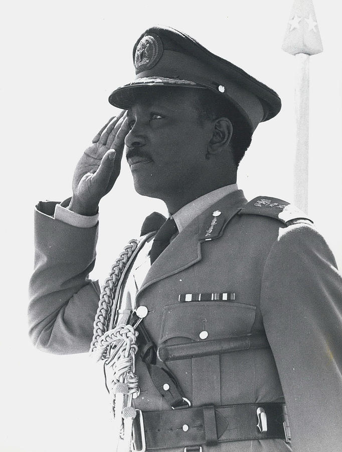 Major - General Yakubu Gowon, President Of Nigeria Photograph by Retro Images Archive