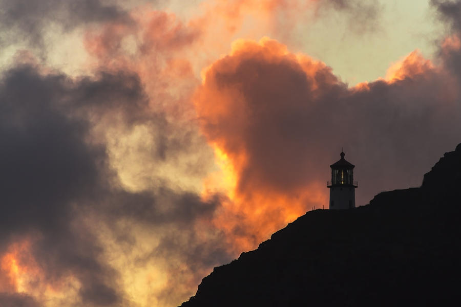 Makapuu Lighthouse Sunrise 1 Photograph by Leigh Anne Meeks