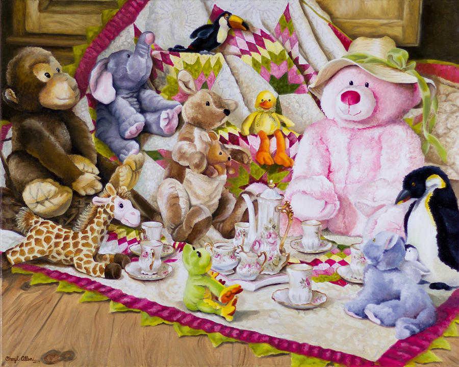 Tea party best sale with stuffed animals