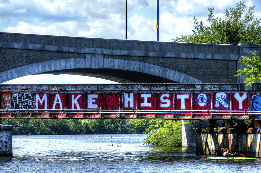 Make History Boston Photograph by Donna Doherty