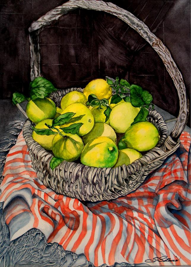 Make Lemonade Painting by Sonya Catania