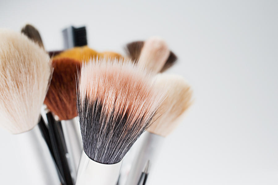 Make-up brushes Photograph by Image Source