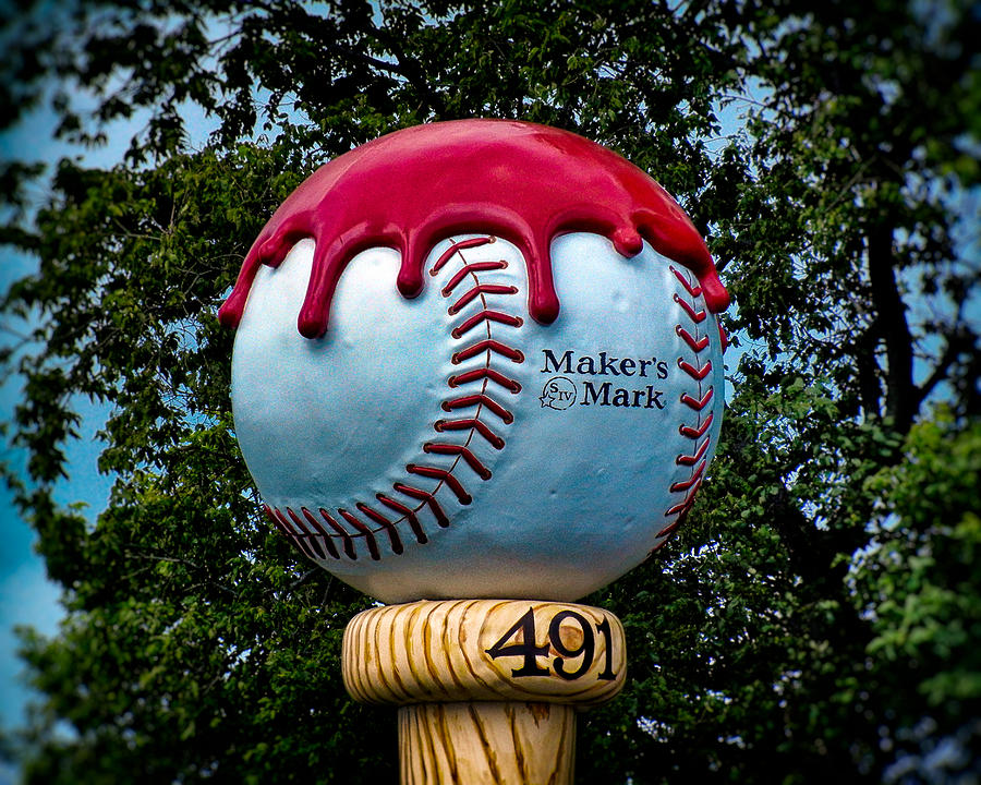 Makers Mark Baseball Bourbon Photograph by Bill Swartwout