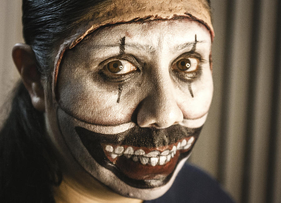 Makeup artist (Twisty the Clown) Photograph by Darrell Craig Harris is currently based in Las Vegas Nevada