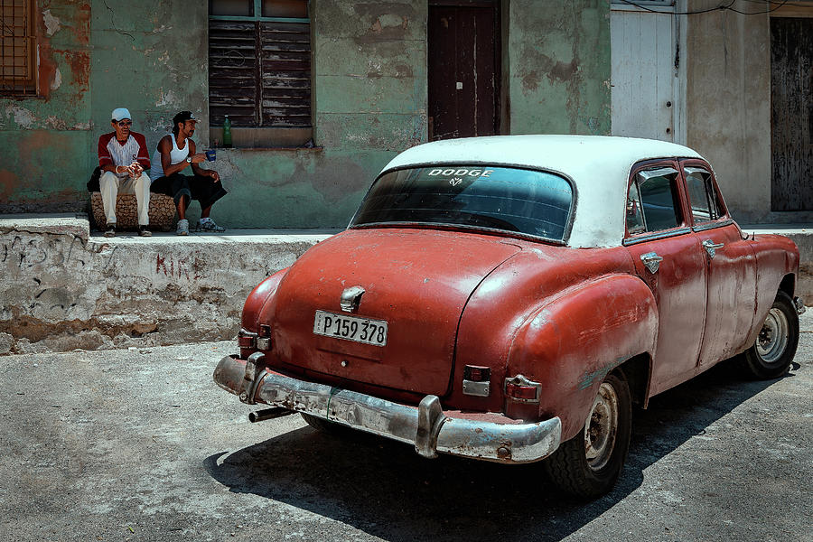 Vintage Photograph - Making A Break by Andreas Bauer