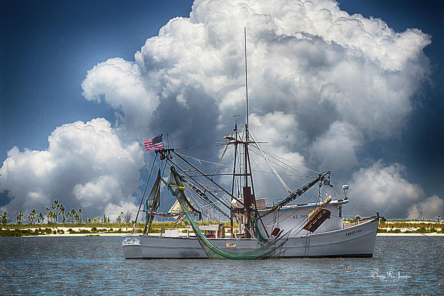 Boat Photograph - Nautical Art - Making a Trip by Barry Jones