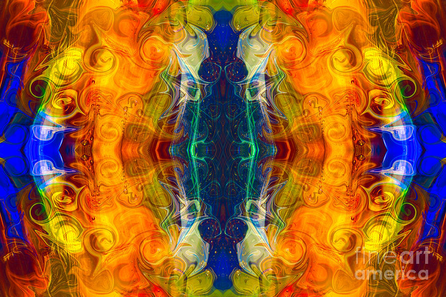 Making Love and Peace Abstract Pattern Artwork by Omaste Witkowski Digital Art by Omaste Witkowski