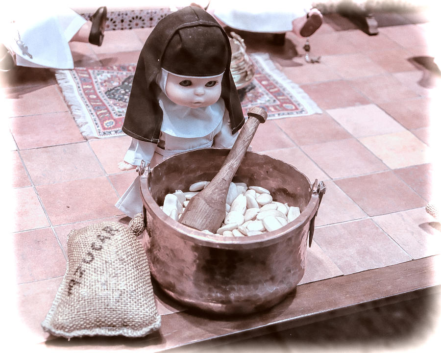 Making Marzipan Photograph by Joan Carroll