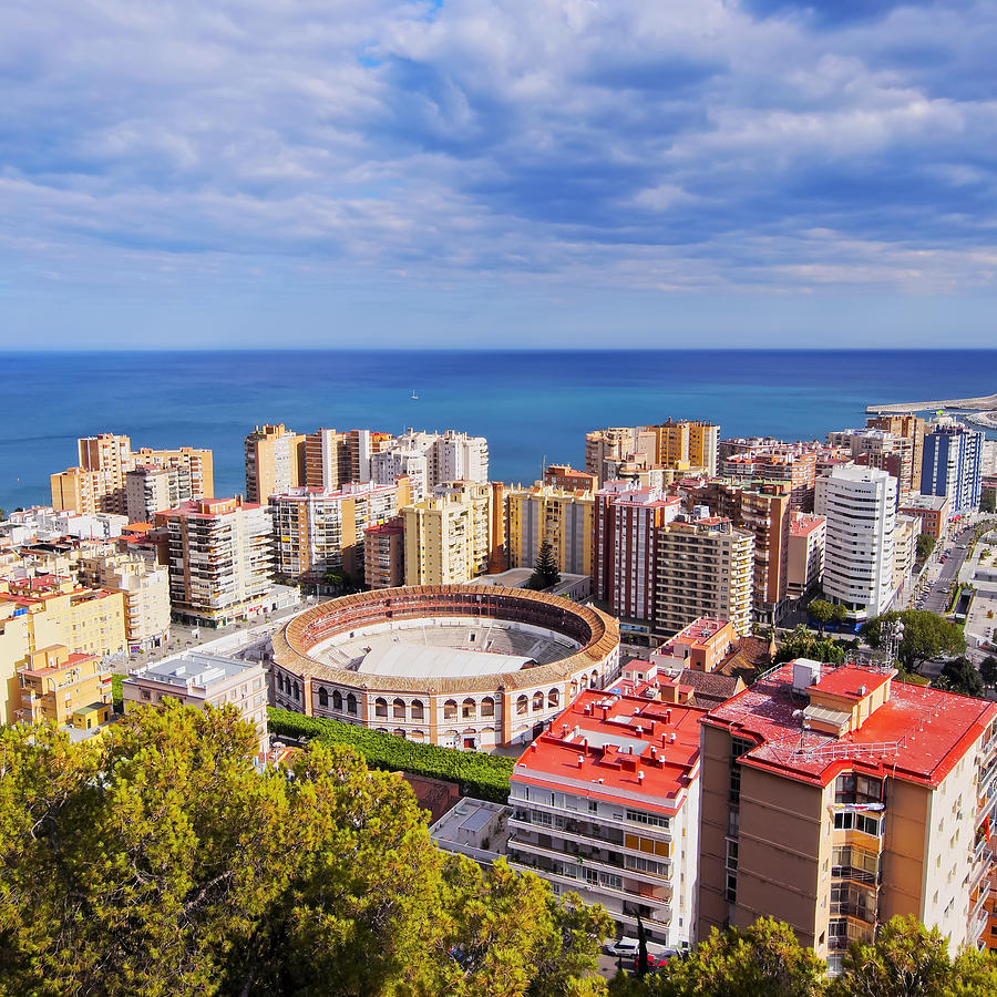 Malaga Cityscape Photograph by Karol Kozlowski - Pixels