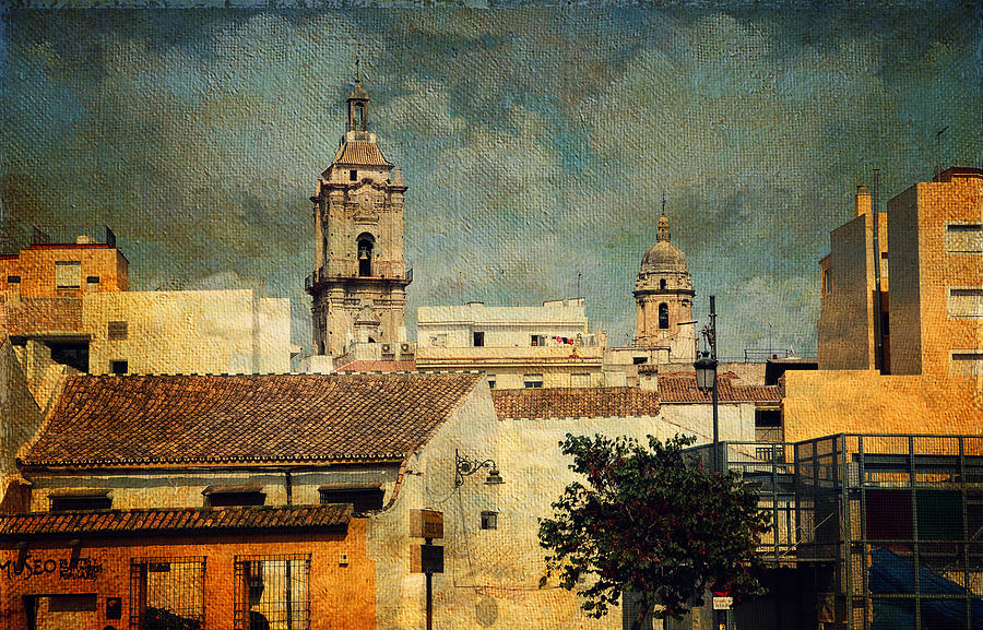 Architecture Photograph - Malaga. Old Town by Jenny Rainbow