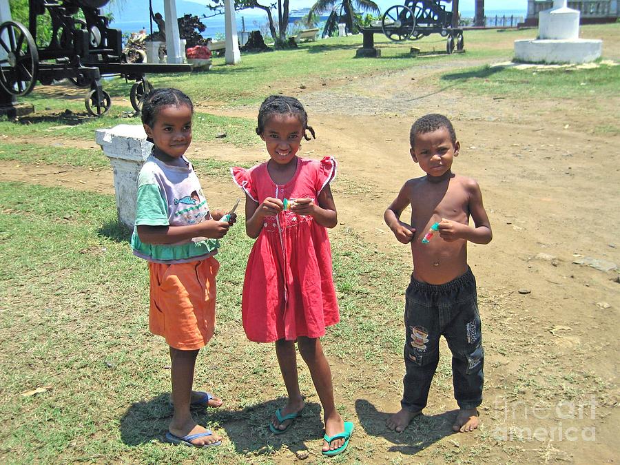 Malagasy Children On Madagascar Island Photograph by Jay Milo