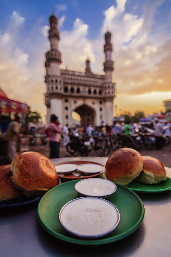 Malai Bun, Hyderabadi Breakfast Photograph by Lsprasath Photography